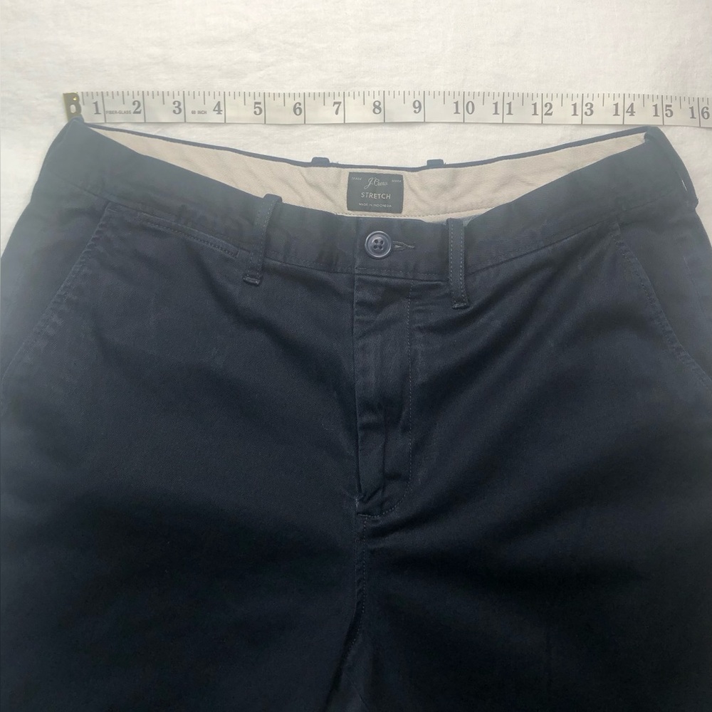 J. Crew Stretch 770 Straight Men’s chinos pants Navy Wais… - Picture 4 of 13